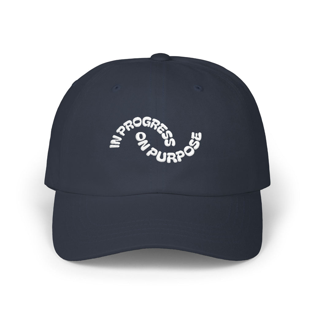 In Progress On Purpose Dad Cap